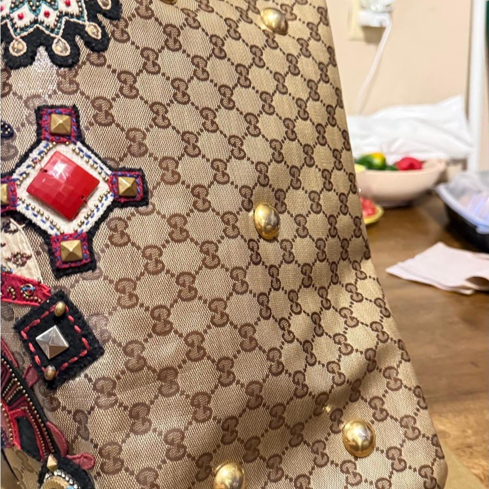 Gucci Multicolor Embroidered Bag - Picture 14 of 15